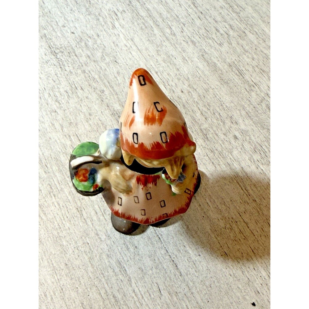 Vintage Occupied Japan Hand Painted Girl w/ Dads Oversized Figurine Mid Century - Picture 10 of 10